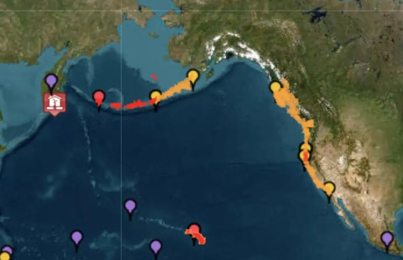 Tsunami warning California