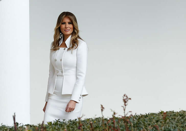 how old was melania when she met donald trump
